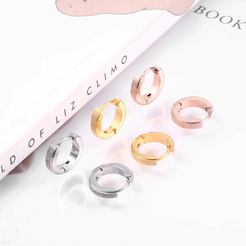 Серьги кольца женские из полированной нержавеющей стали 2 Х9 мм|fashion hoop earrings|hoop