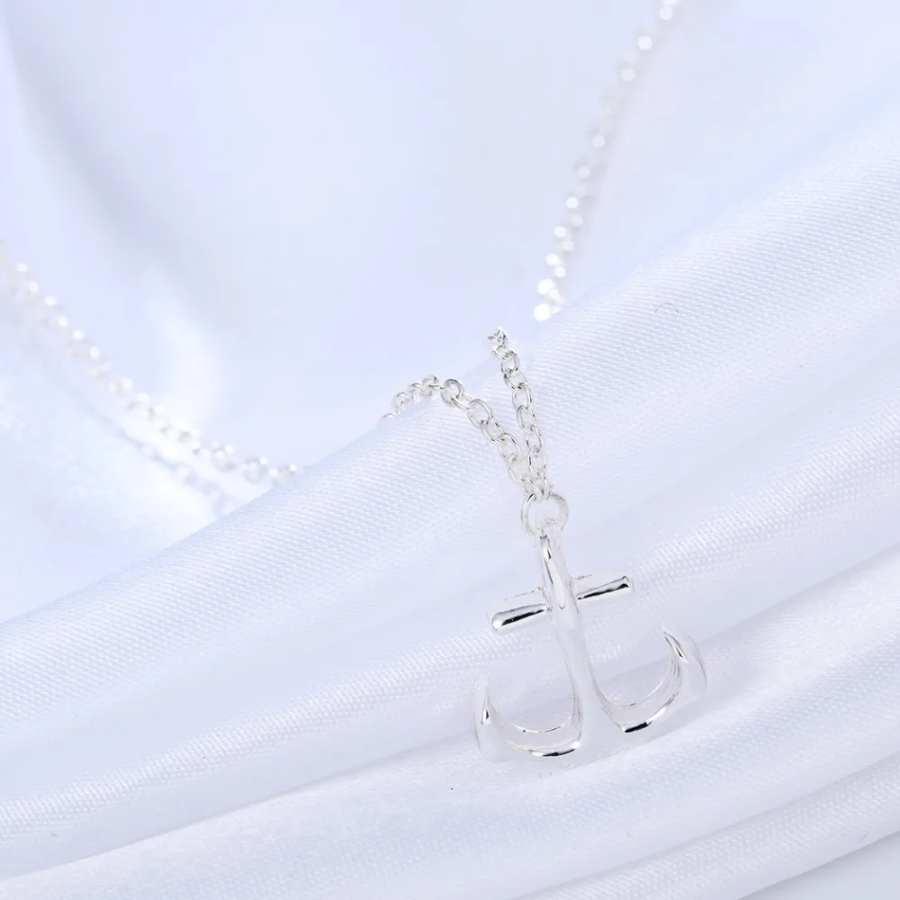 Kinitial 10Pcs Gold Silver Plated Anchor Necklaces &amp Pendants for Women Spring Trendy Pendant Necklace Party Gift Jewelry | Украшения и
