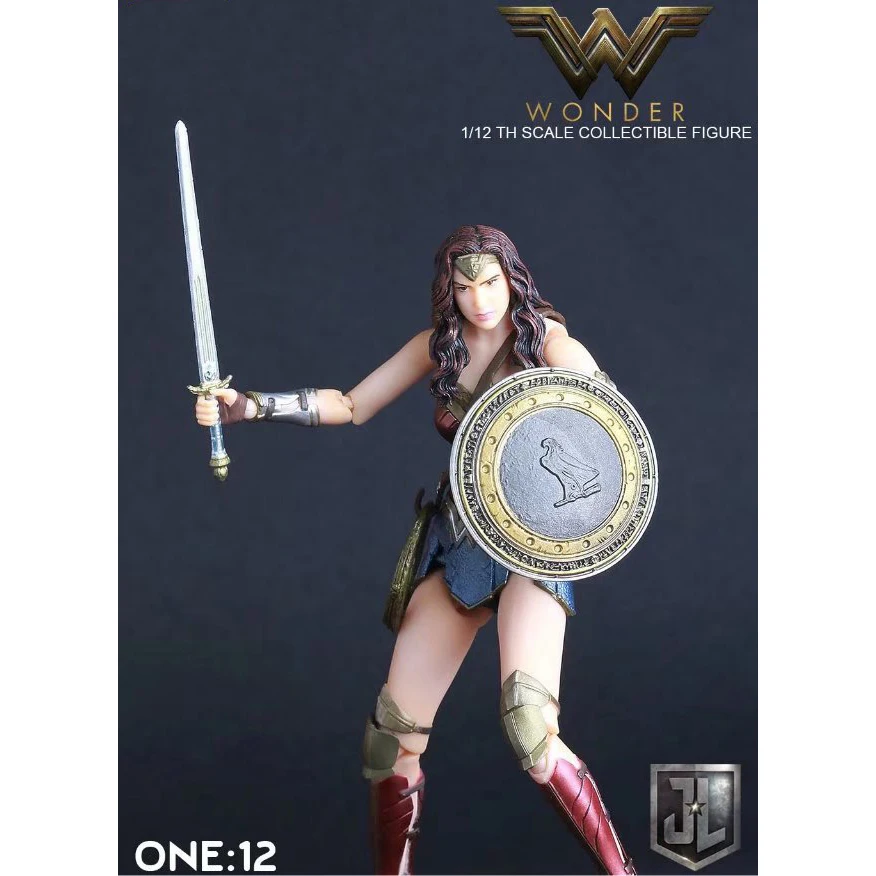 Xinduplan DC Comics Лига Справедливости Wonder Woman Сумасшедший Игрушечные лошадки 6 дюймов