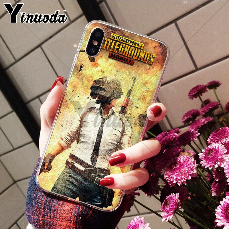 A15 Yinuoda Playerunknown's Battlegrounds PUBG TPU чехол для телефона чехол для iPhone 8 7 6 6S Plus X XS MAX 5 5S SE XR мобильных телефонов - Цвет: A15