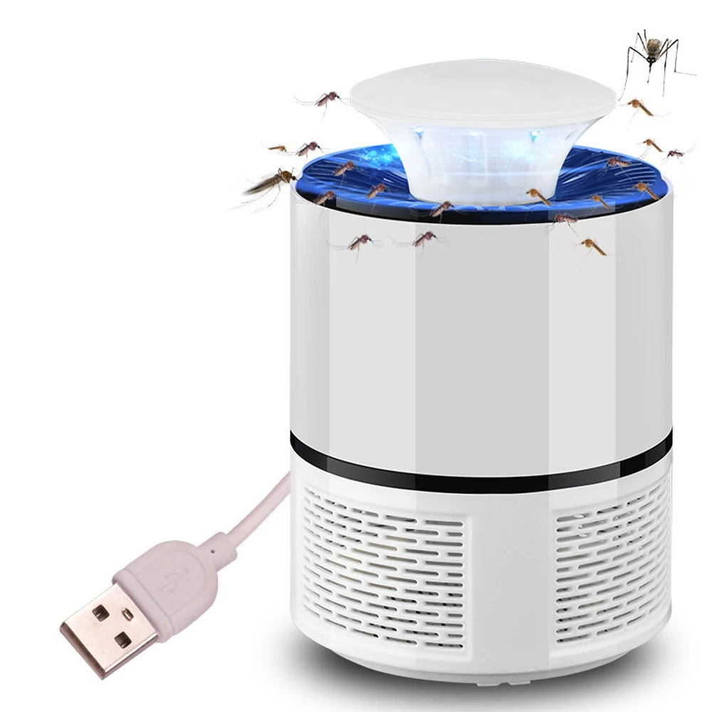 Светодиодный светильник для уничтожения комаров USB Электрический Отпугиватель