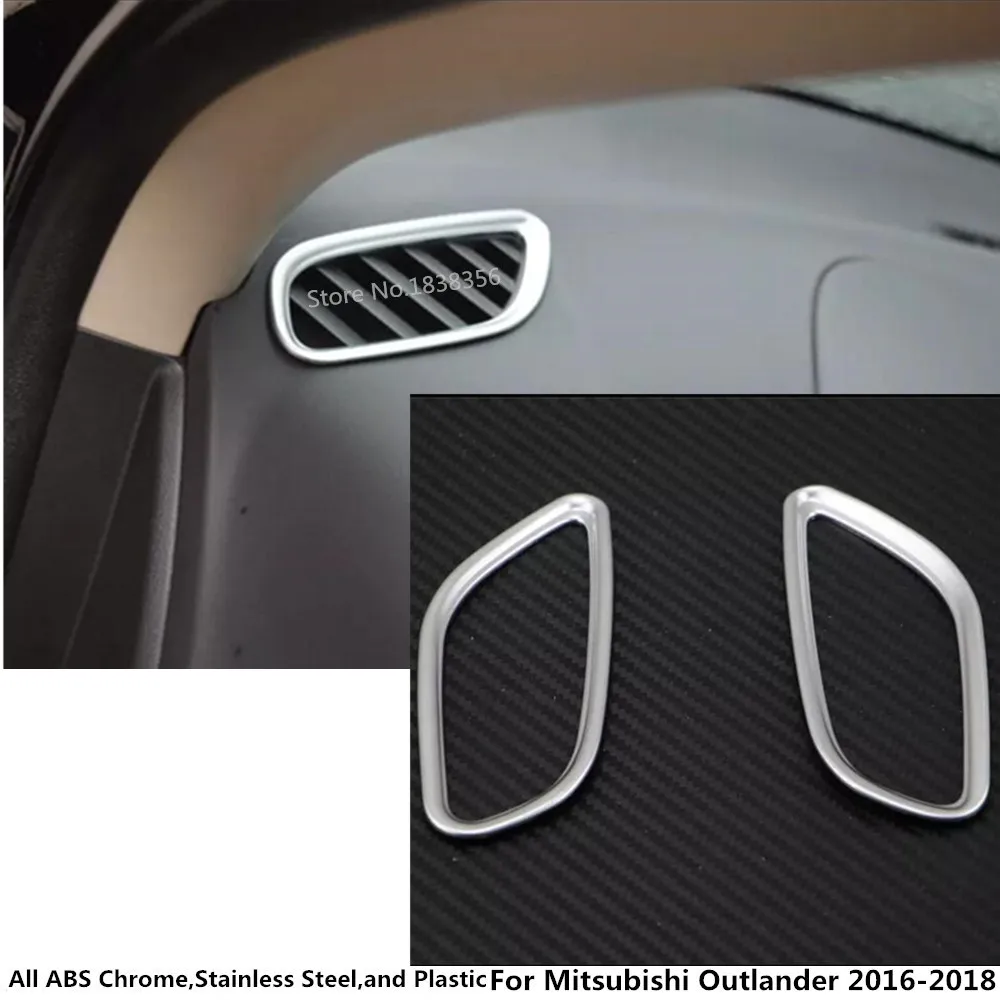 Для Mitsubishi Outlander 2016 2017 2018 2019 2020 крышка автомобиля рамка обшивка ABS Хромированная