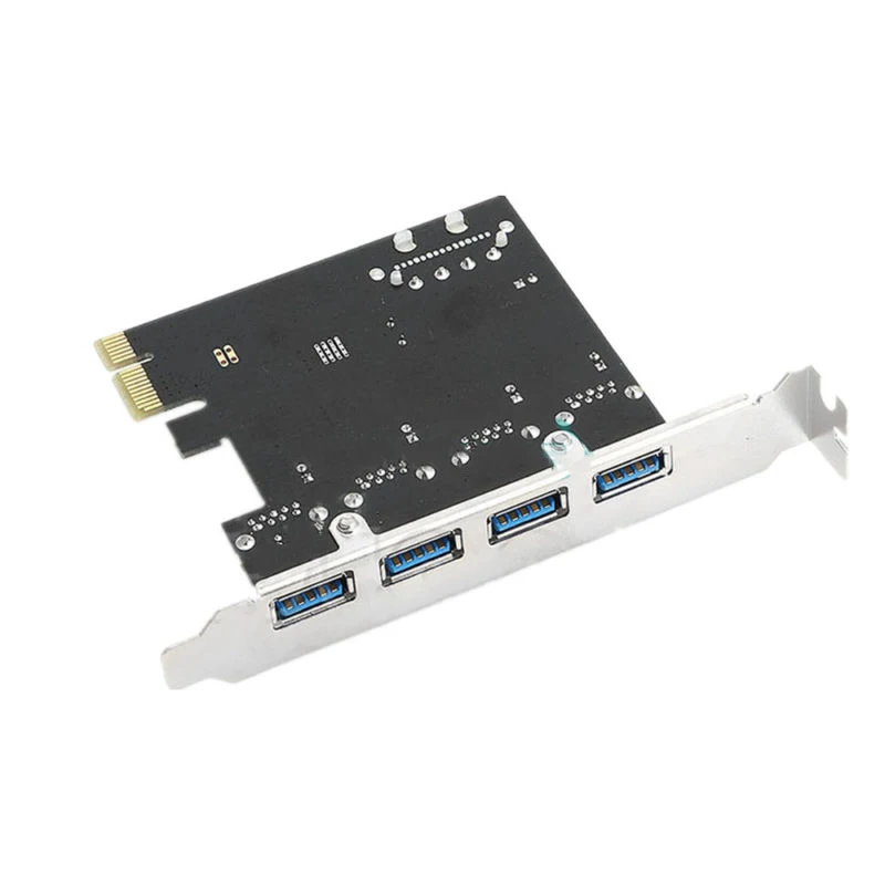 PCI E к USB 3 0 концентратор Express адаптер расширения карты 5 Гбит/с высокоскоростной 4