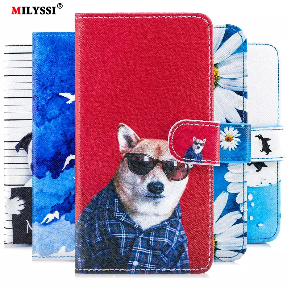 Milyssi чехол для телефона WIKO Ленни 3 Флип кожаный кошелек флип lenny3