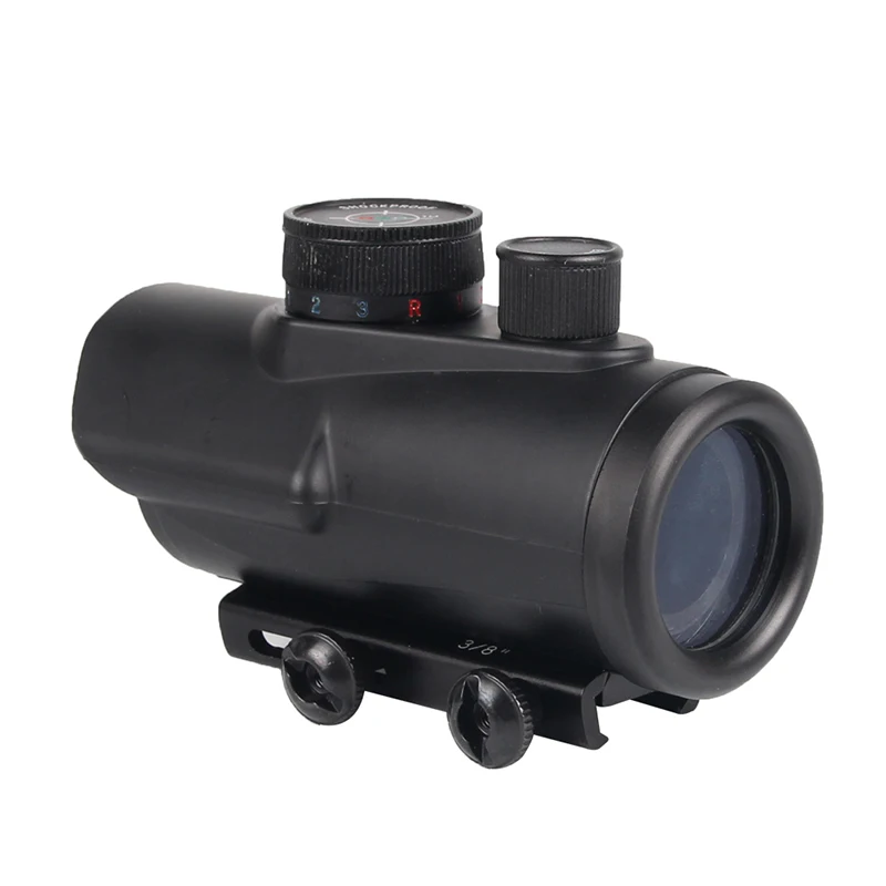 Голографический прицел 1x30 мм красный зеленый синий в горошек RGB подходит для 20