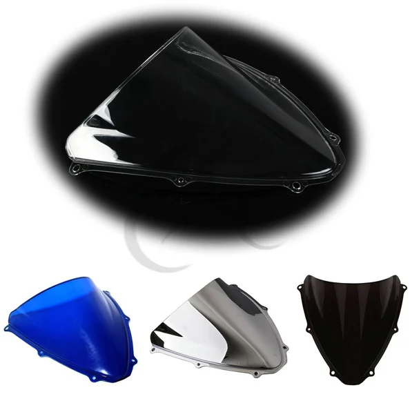Лобовое стекло с двумя пузырьками для SUZUKI GSXR600 GSXR 750 K6 2006 2007 07|protector card|protector