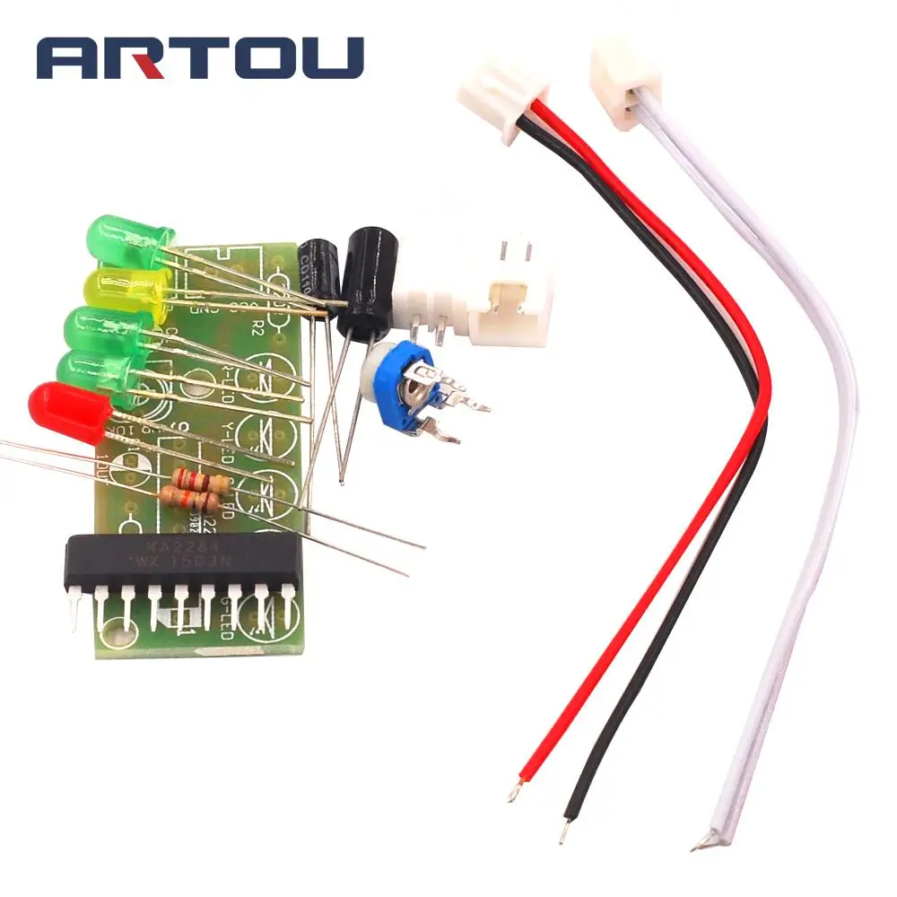 1 комплект DIY Kit KA2284 набор индикаторов уровня звука электронные детали 5 мм красный
