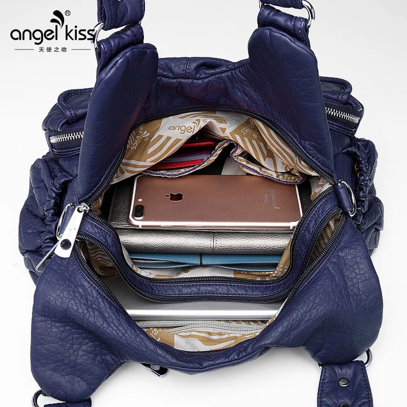 Женские повседневные сумки Angelkiss классические через плечо из искусственной