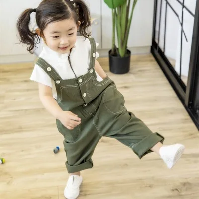 

Комбинезон для мальчиков и девочек, осень 2019, повседневные штаны на подтяжках, штаны для девочек