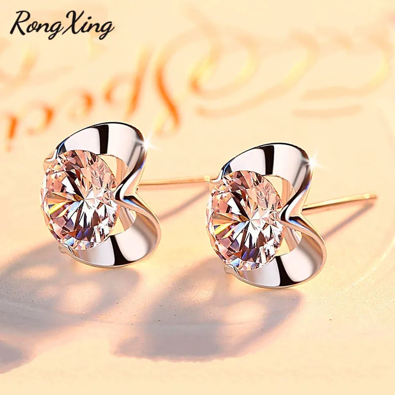 Женские серьги гвоздики с волнистой поверхностью серебристого цвета|stud earrings|stud