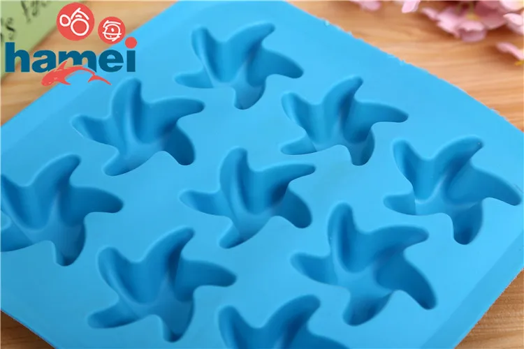 9 Морская звезда форма силиконовая для льда лоток с формой кубиков мороженое торт