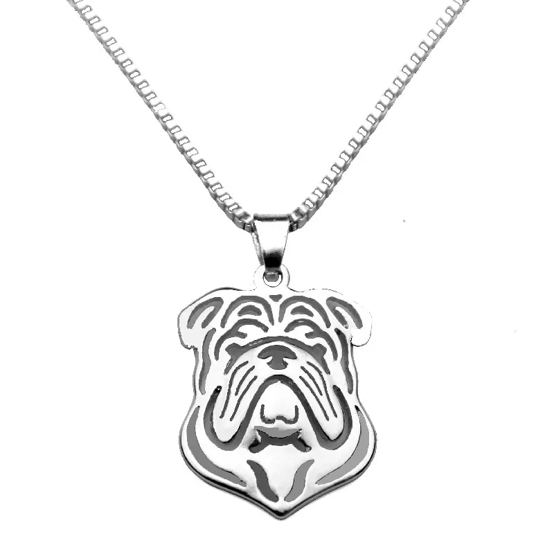 Английская подвеска в форме бульдога собака покрытая животным Мопсом