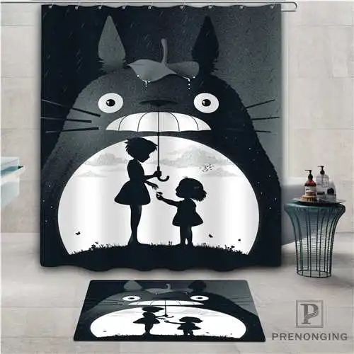 На заказ Тоторо (1) водонепроницаемый занавеска для душа коврик дома ванной