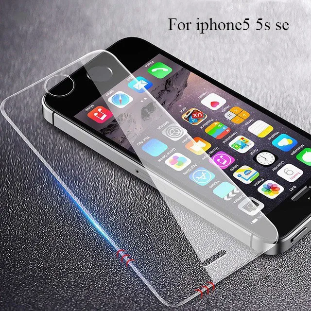 2.5D Arc Edge Защитное стекло для iphone 5 5S se защита экрана s 0 26 мм Ультра тонкое полное