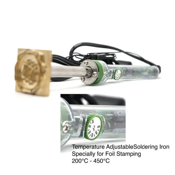 Персональный кожаный штамп на заказ/регулируемая температура/тиснение