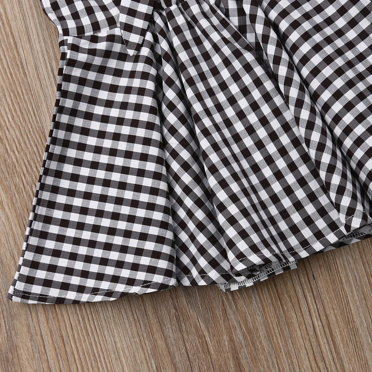 0-5Years 2019 New Girls Kids Summer Baby Sweet Princess Plaid Sleeveless Bowknot Wedding Party Beach Dress | Детская одежда и