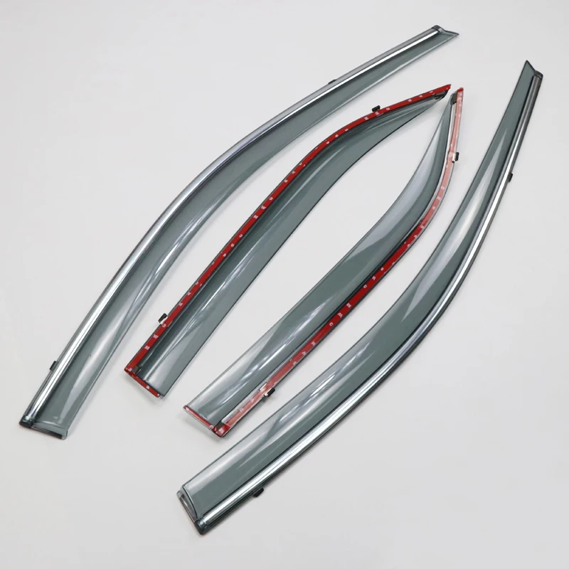 

For Toyota Camry 2012 2013 2014 2015 2016 Plastic Window Visor Rain Sun Shield Guard Deflector Trim 4pcs Car Styling