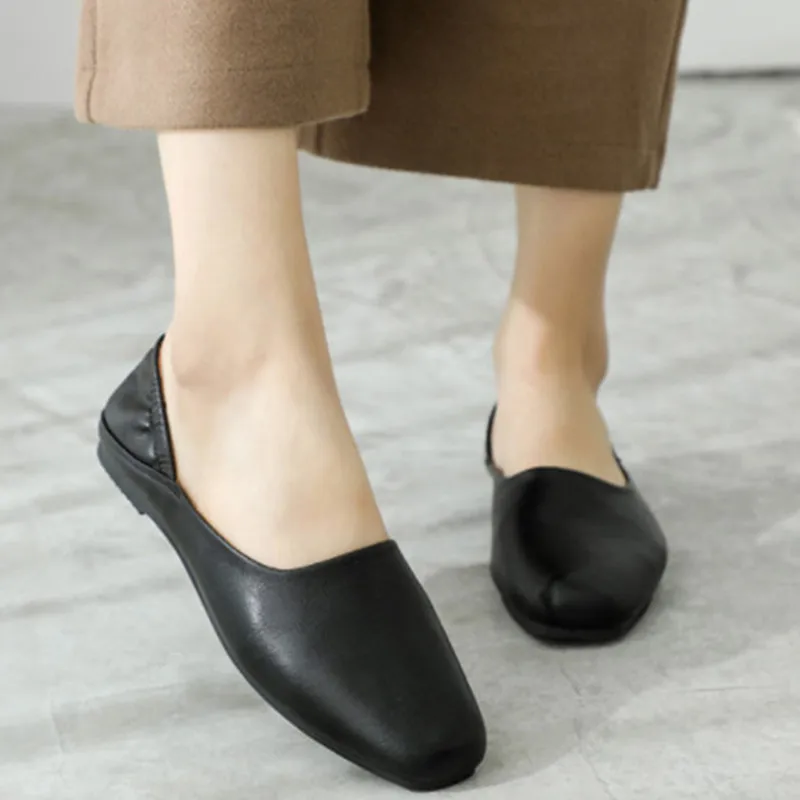 35-44 Flat Shoes Women Large Size 2019 Spring Loafers For Slip On Soft Flats | Обувь