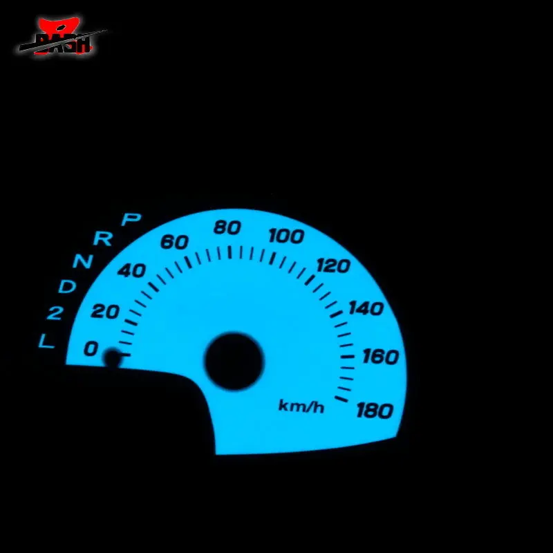 DASH EL Glow Gauge для VITZ 2010 обратное свечение белого лица синий зеленый Освещение Автоматическая передача 180 км 8000 об/мин