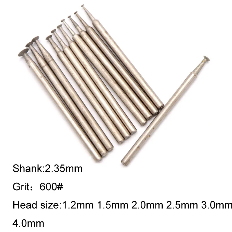 Алмазные Заусенцы 5 шт./лот для вращающегося инструмента Dremel сверло детали