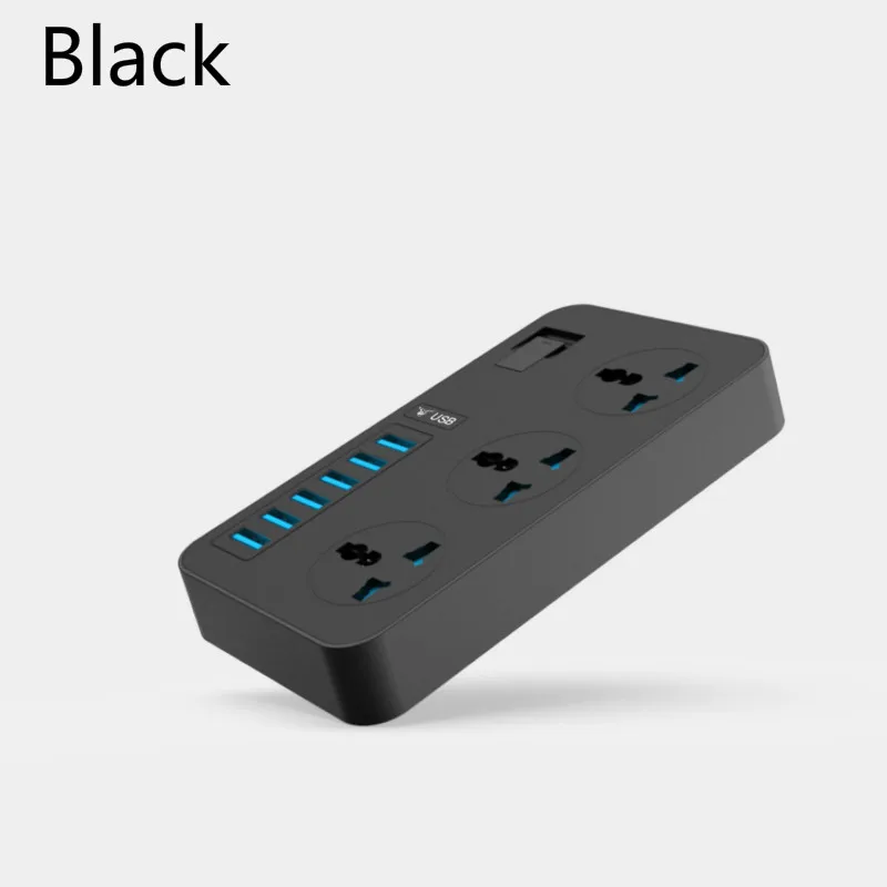 16А умная розетка с 6 usb-портами 3, универсальная настенная розетка 3000 Вт, розетка с большим штекером, патч-плата для телефона и дома