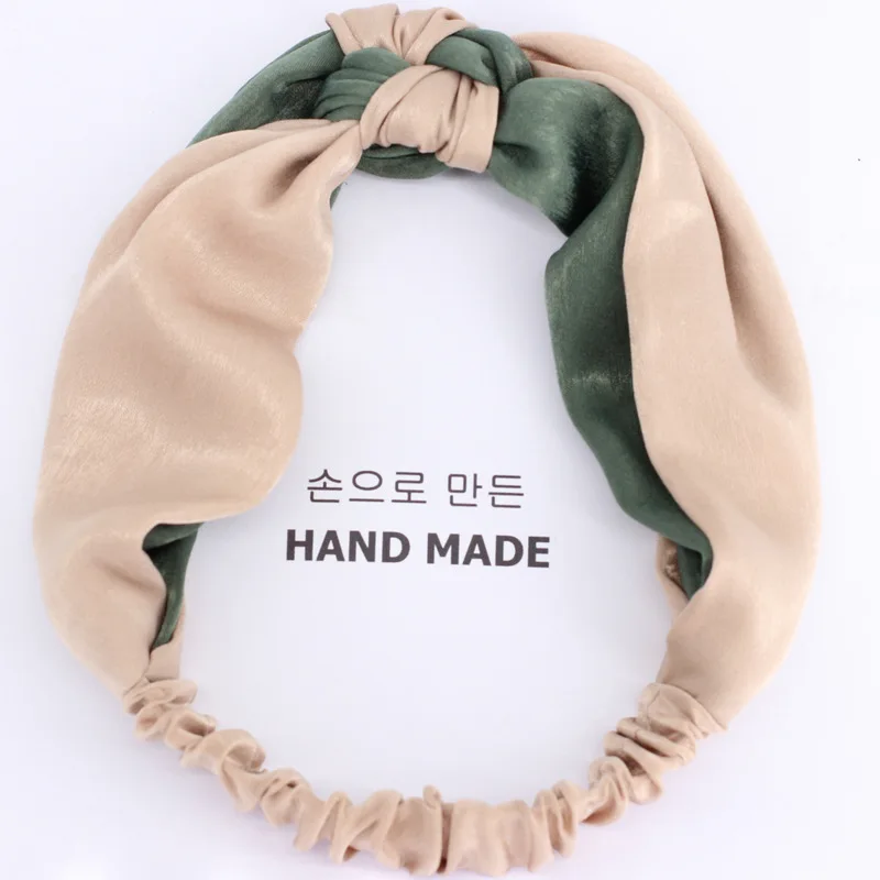 Женский аксессуар для волос TWDVS простой бантик в стиле пэтчворк эластичная