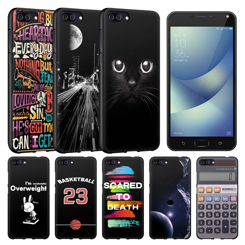 Чехол EiiMoo для телефона ASUS Zenfone 4 Max ZC554KL силиконовый мягкий ТПУ мультяшный чехол