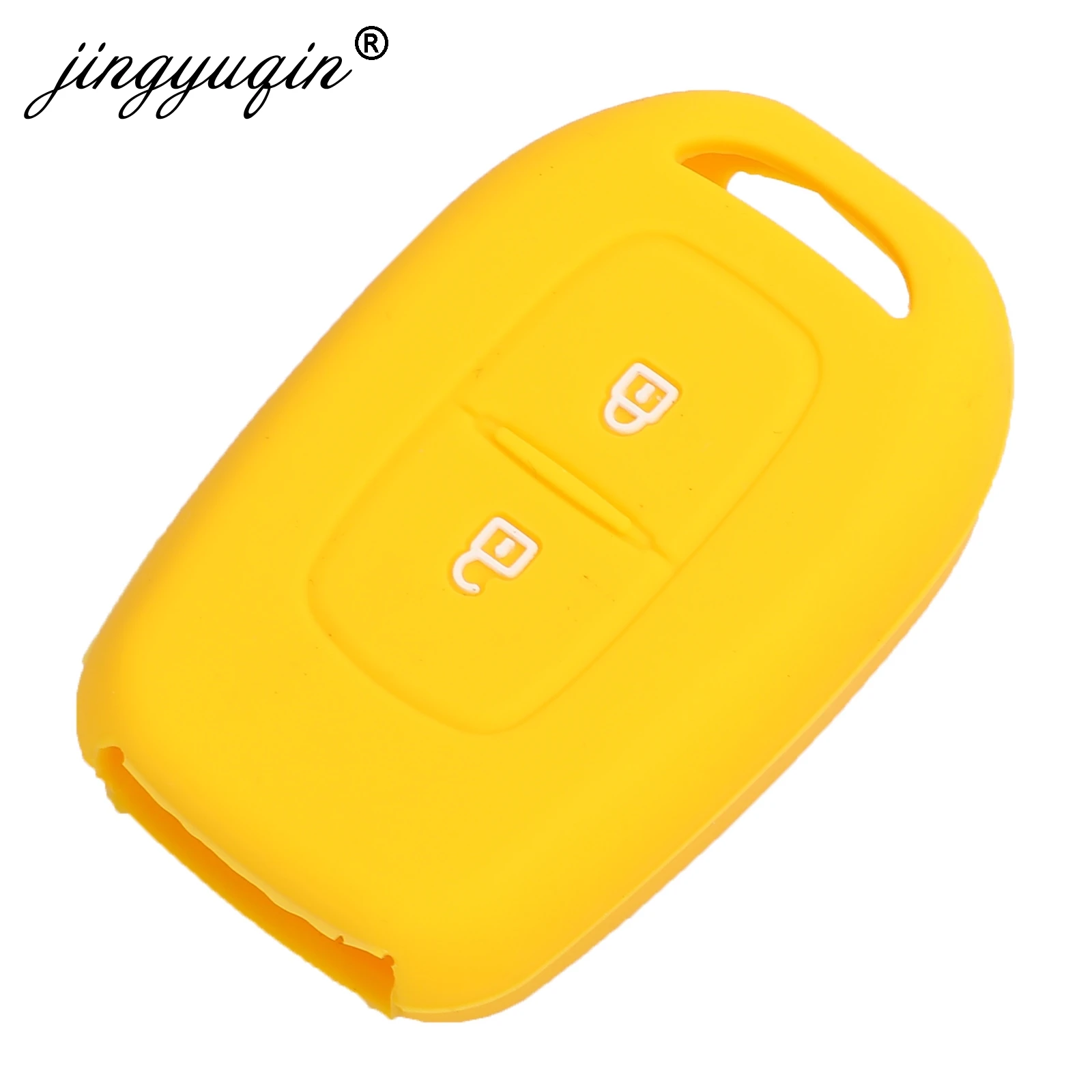 Силиконовый чехол для ключей jingyuqin с 2 кнопками Renault Scenic Master Megane Duster Logan Clio Captur Laguna