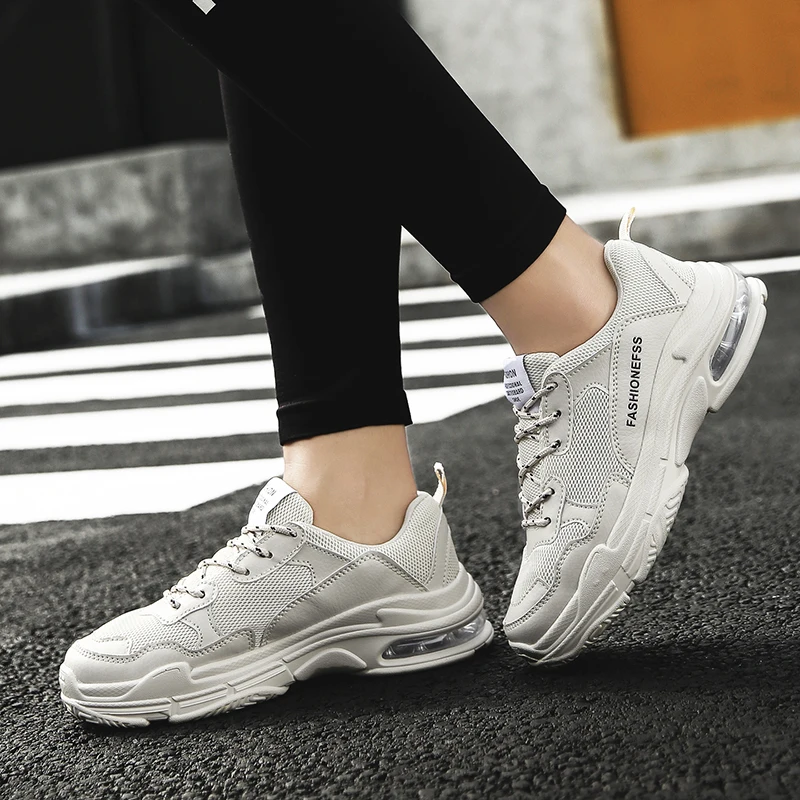 Кроссовки из дышащего сетчатого материала Мужская Подушка повседневная обувь