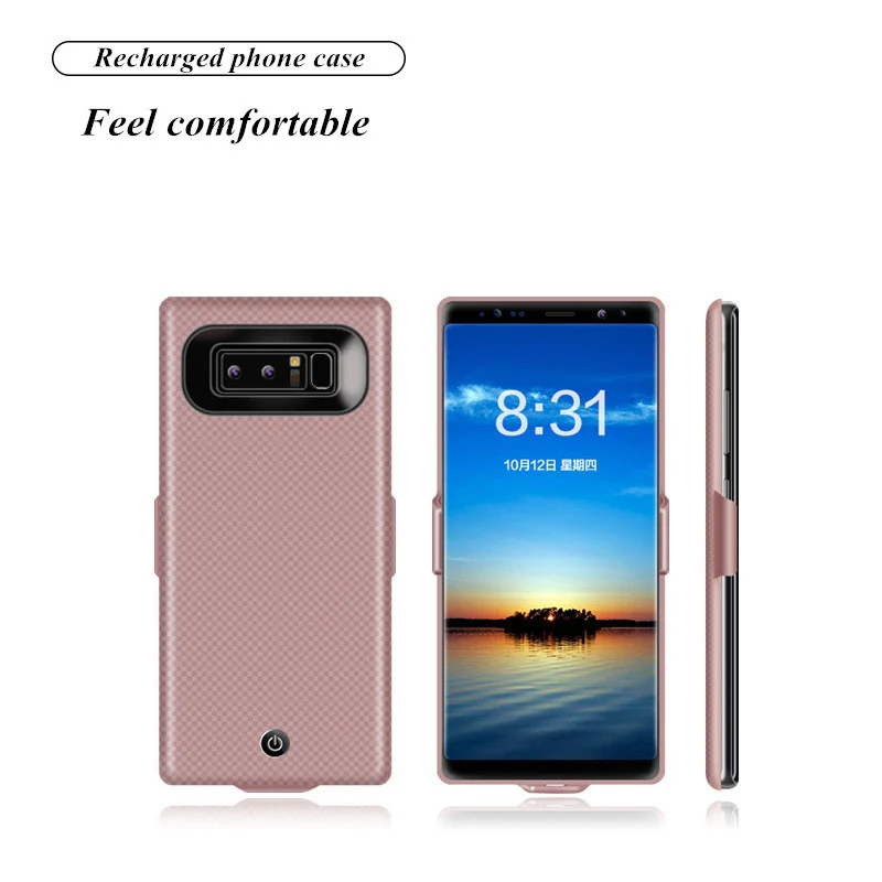 7000 мАч портативный Дополнительный внешний аккумулятор чехол для samsung Galaxy Note 8