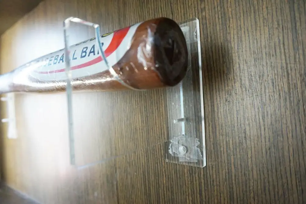 Настенный держатель для бейсбольной биты акриловая отделка | Инструменты