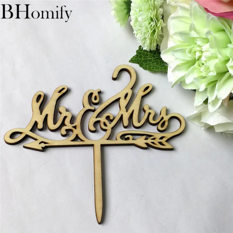 Торт деревянные вставки вечерние творческий торт вставить мистер и миссис буквы