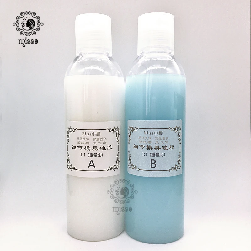 400g 200/400g изготовления пресс-форм для плетения очаровательных силиконовых натуральный пеноуничтожения нетоксичные, поглощающие запах при нормальной температуре вылечить 1:1 - Цвет: 400g