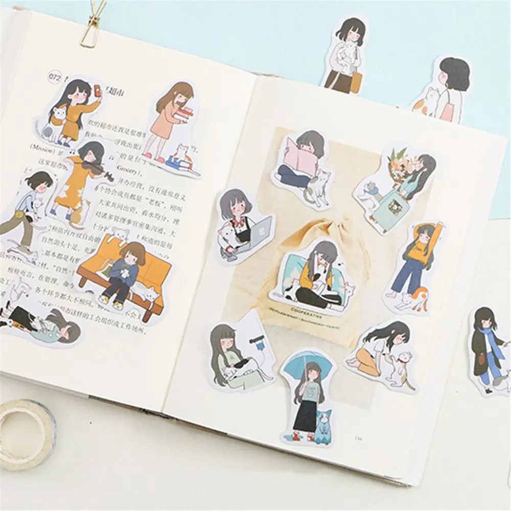 40 шт. новый стикер для канцелярских товаров Kawaii DIY Скрапбукинг Дневник ноутбука