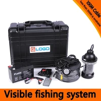 1 set 100m cable inspection endoscope cctv system 7inch lcd display night version underwater fishing camera fish finder