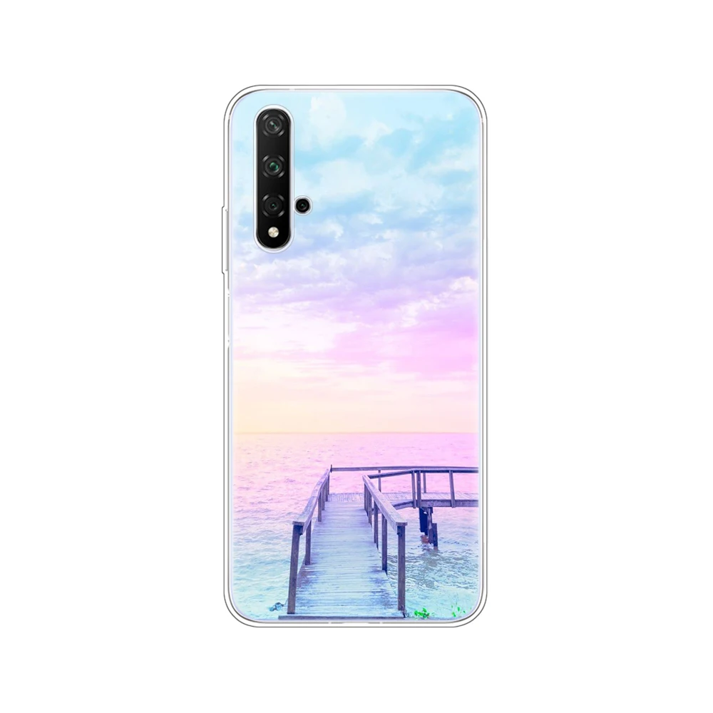 Чехол на Honor 20, силиконовый чехол на заднюю панель, чехол для телефона huawei Honor 20 Pro Lite Honor20 YAL-L21 YAL-L41, роскошный мультяшный рисунок