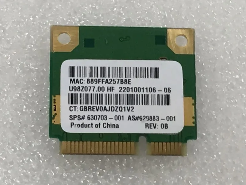 SSEA оптовая продажа Ralink RT5390 Half Mini Pci e Wi Fi карта для HP G7 CQ57 436 435 431 4230S 4330S SPS:630703 001|wifi