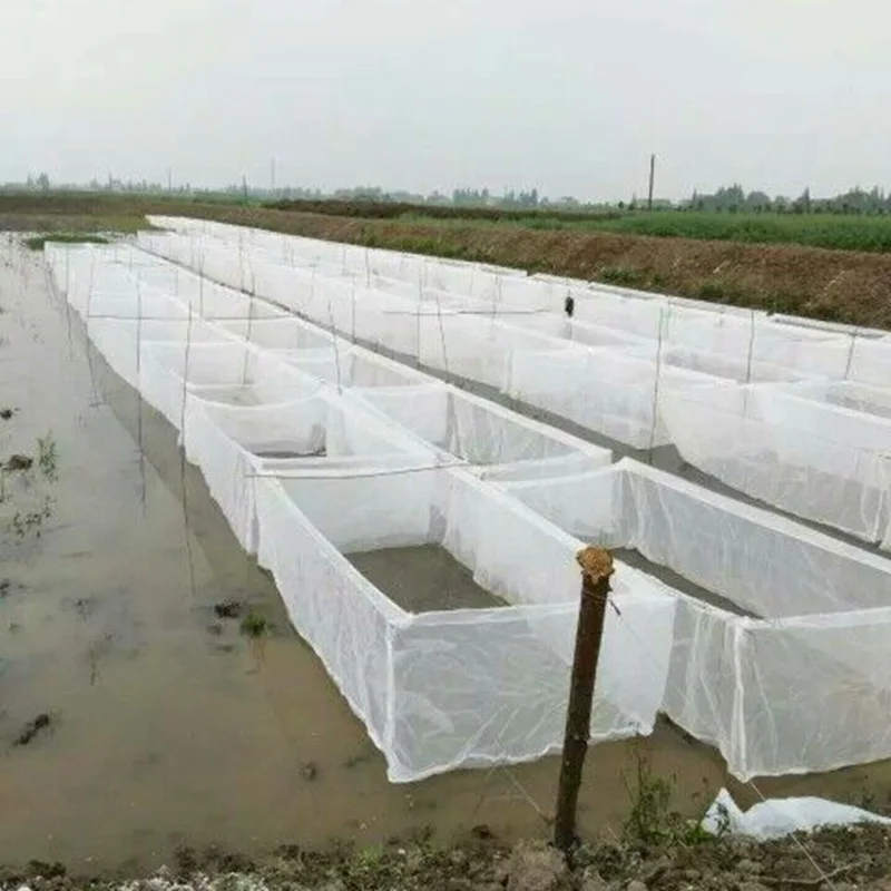 

4X2X1.2 Meters 60/80/100 Mesh High Density Thicken Leeches Breeding Net Case Anti-escape Fish Net Customization Size Available
