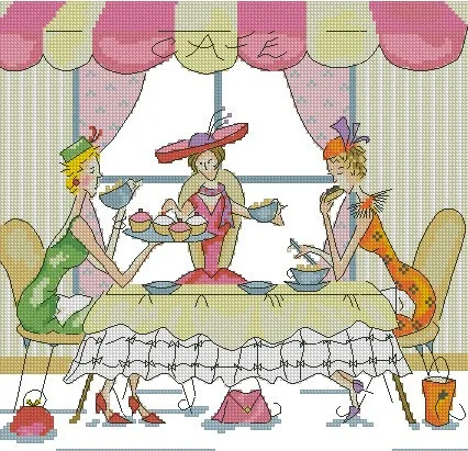 Высокое качество Прекрасный Счетный крестиком набор bothy ниток кто считает