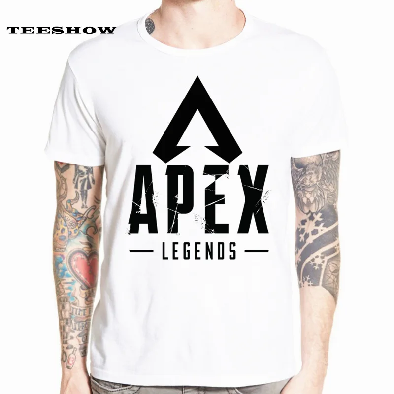Apex Legends Game T-Shirt Men Summer Hot Men's Short Sleeve T Shirts Tops Tees For Adult Gaming Shirt Plus Size HCP4560 | Мужская