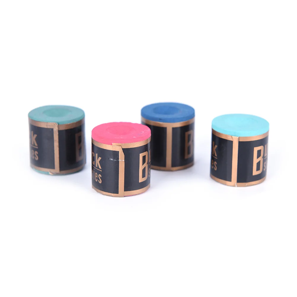

1PCS Billiard Chalks Pool Cue Stick Chalk Snooker Billiard accessories Wholesale 4 Colors Red / Blue / Dusty Green / Green