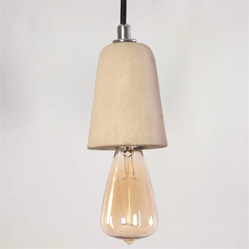 Минималистичный Ретро подвесной светильник в скандинавском стиле бетонный