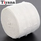 Тянущаяся плиссированная лента, 10 метров занавеса, втулка, Верхняя лента, пенал, крючок для складки, ленточная завеса, Аксессуары для штор (3 дюйма) D2