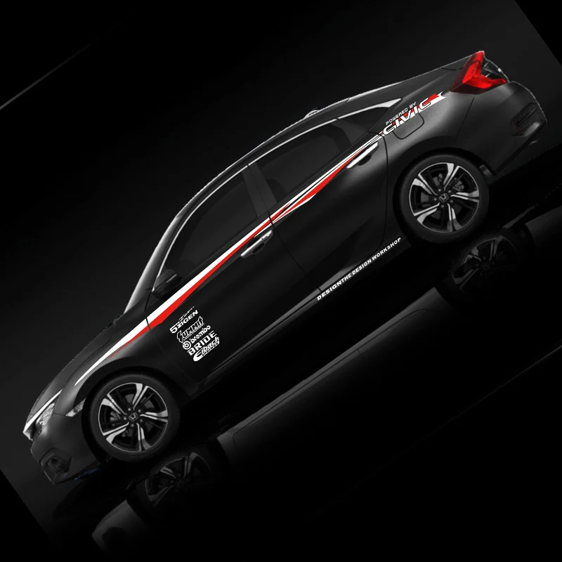Автостайлинг TAIYAO Спортивная Автомобильная наклейка для Honda CIVIC автомобильные