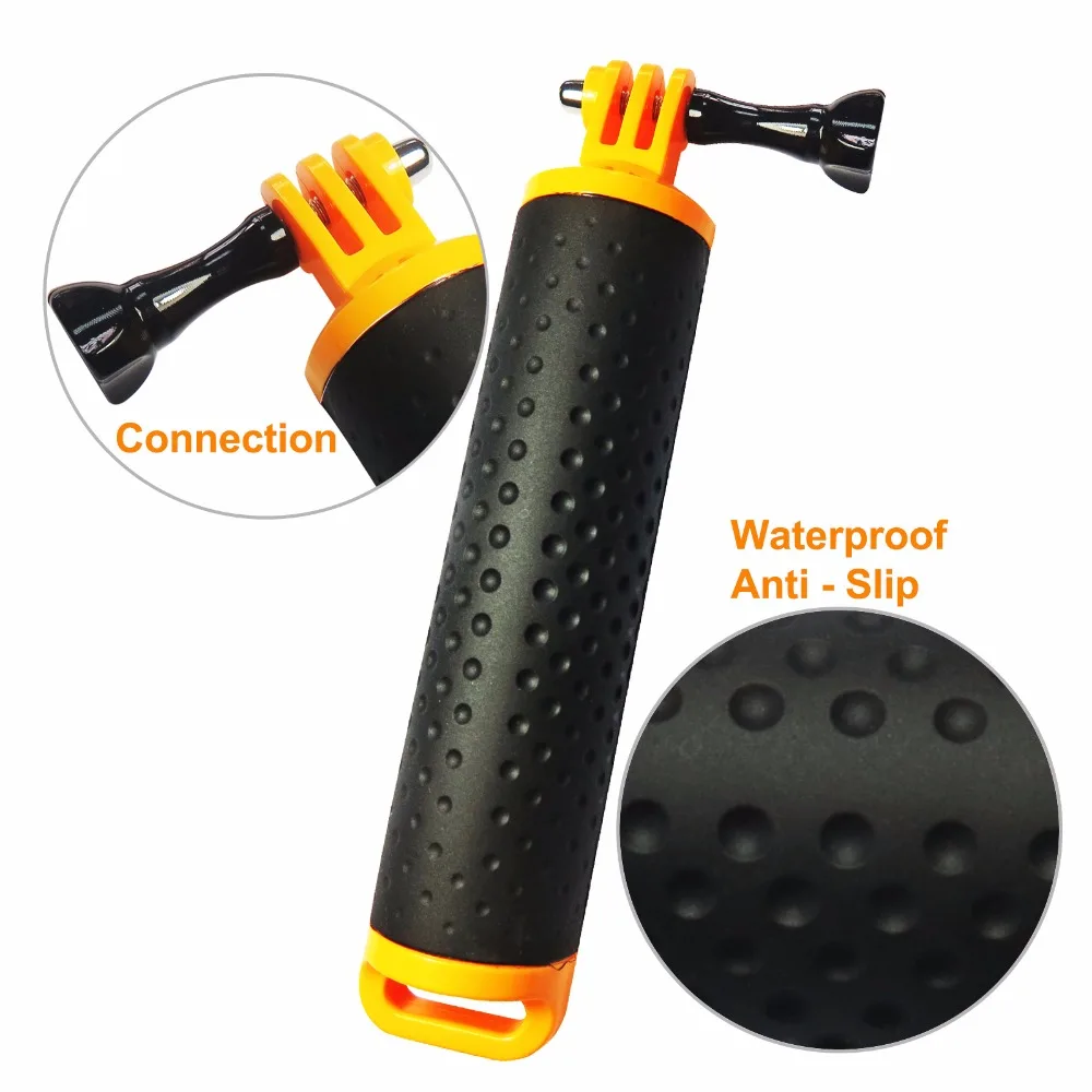 Водонепроницаемый Поплавок Insta360 OneR для экшн камеры GoPro Max Hero 9 8 7 6 5 4 4s SJCAM Yi 4K|for gopro