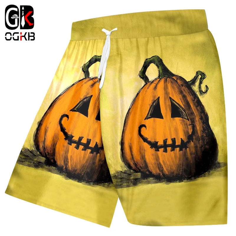 OGKB человек для спорта с эластичной резинкой на талии Пляжные шорты 3D печатных