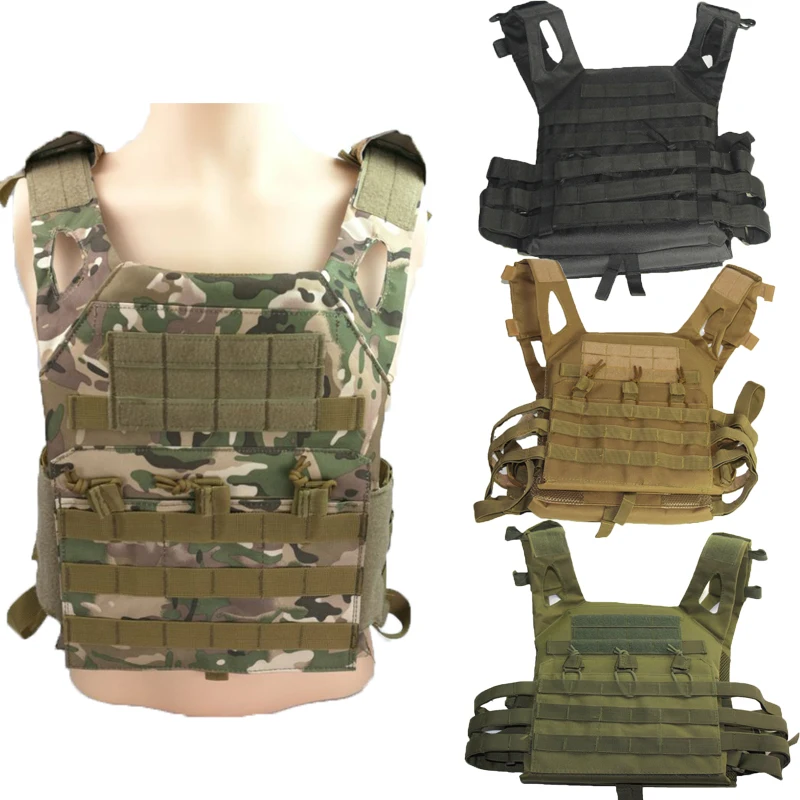 

Tactical Combat Vest JPC Outdoor Hunting Ammo Magazine Body Armor Rig Paintball Protective Plate Carrier Waistcoat Airsoft Vest