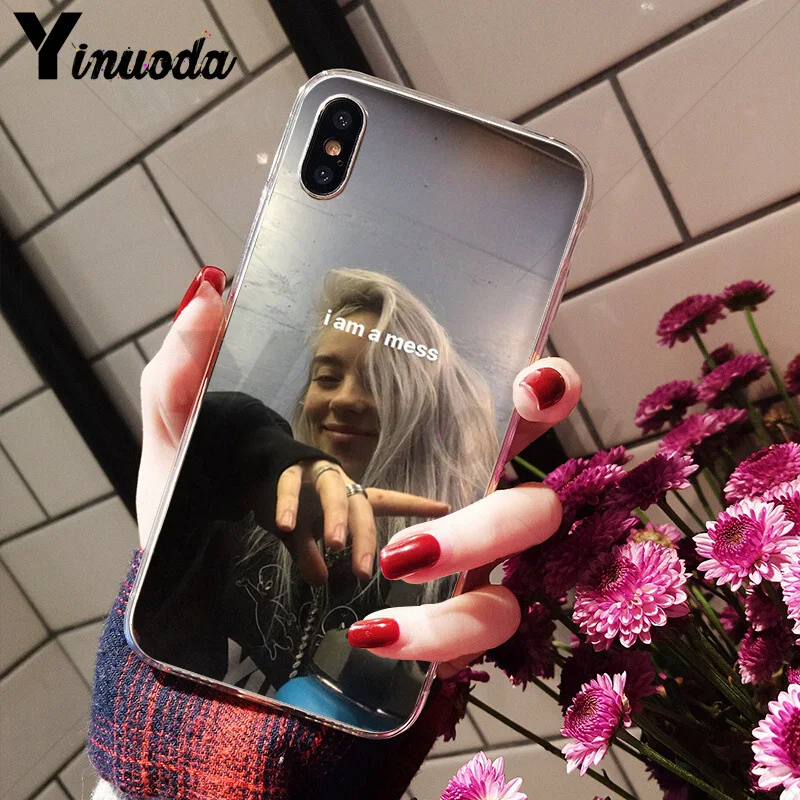Yinuoda Billie Eilish Khalid задняя крышка для телефона мягкие чехлы из ТПУ для Apple iPhone 8 7 6 6S Plus X XS max 5 5S SE XR чехол - Цвет: 7