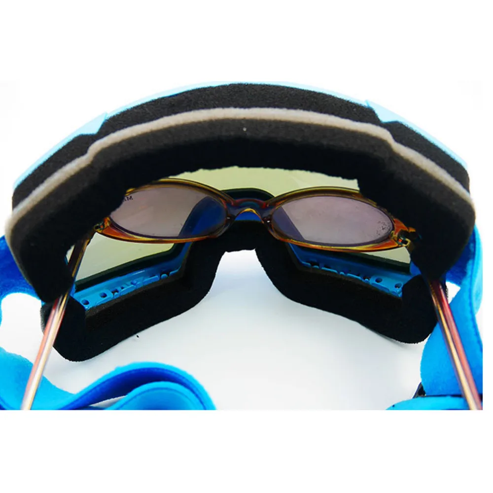 LY 53 цилиндрические двухслойные противотуманные лыжные очки с защелкой для