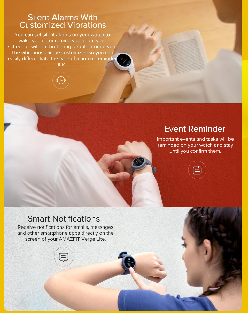 Amazfit Verge Lite английская версия gps Смарт-часы 1," AMOLED экран Улучшенный HR сенсор 20 дней Срок службы батареи